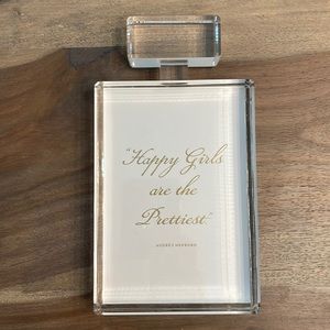 Perfume bottle Acrylic photo frame with saying
